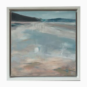 Nicky Knill Jones, Quiet Expanse, Gemälde auf Leinwand, gerahmt