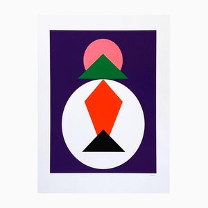 Geometric Composition, 2015, Silk-screen