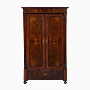 Wilhelminian Linen Cupboard in Wood