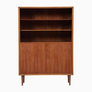 Vintage Vitrine aus Nussholz, 1960er