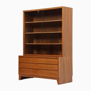 Mid-Century Walnut Bookcase, 1960s