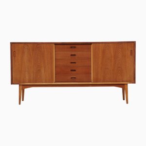 Vintage Teak Sideboard with Drawers and Compartments, 1960s