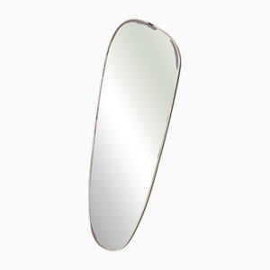 Mid-Century Wood Wall Mirror, 1960s