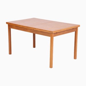 Mid-Century Teak Extendable Dining Table, 1960s