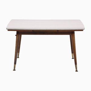 Mid-Century Dining Table in Wood with Formica Top, 1960s