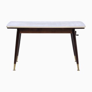 Mid-Century Extendable Dining Table in Formica, 1970s