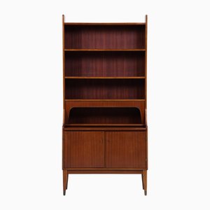 Mid-Century Bücherregal aus Mahagoni, 1970er
