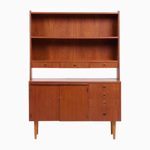 Libreria vintage in teak, anni '60