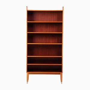 Libreria vintage in legno, anni '70