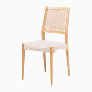 Vintage Chair with Wickerwork, 1960s