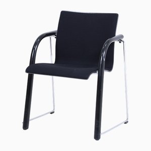 Vintage S320 Chair in Tubular Steel and Wood by Wulf Schneider and Ulrich Böhme for Thonet, 1980s
