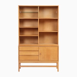 Vintage Oak Bookcase, 1960s
