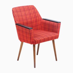 Roter Vintage Sessel, 1970er