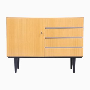 Aparador Mid-Century pequeño de madera, años 70