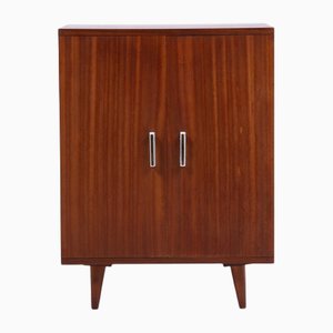 Mid-Century Narrow Cabinet in Wood