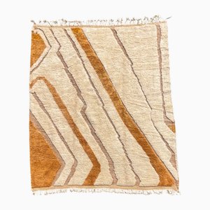 Large Moroccan Mrirt Rug in Handwoven Wool, 1990s