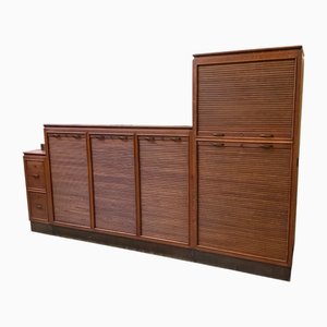 Mueble para archivo de roble, años 30