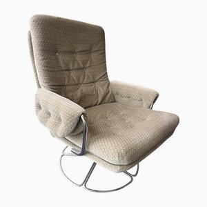 Vintage Chrome Swivel Chair attributed to Terence Conran, 1970s from Habitat