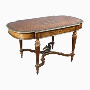 19th Century Marquetry Center Table