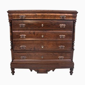 Commode à Tiroirs Antique en Chêne, Europe du Nord, 1890s