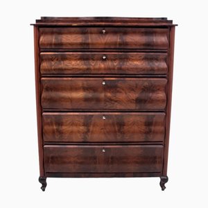 Commode en Acajou, Europe du Nord, 1850s