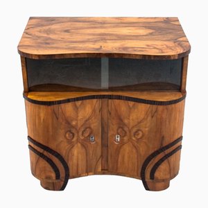 Polish Art Deco Glass Chest of Drawers, 1950s