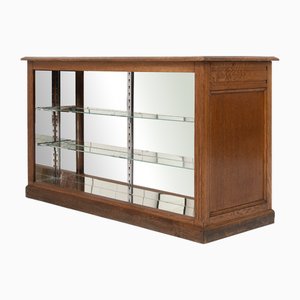 Brass and Oak Counter, 1930