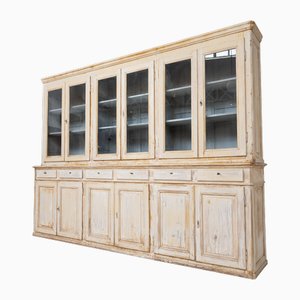 Large 12-Door Wooden Bookcase, 1950