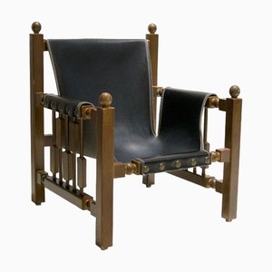 Spanish Chair attributed to P. Muñoz, 1950s