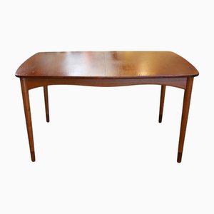 The Bovirke Dining Table in Teak with Double Extensions by Finn Juhl for Bovirke, Danmark, 1940s