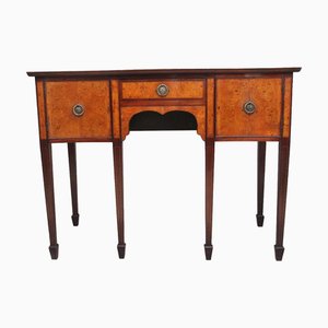 19th Century Mahogany and Burr Elm Sideboard by the Woodworkers Ltd, Kilkenny, 1890