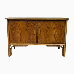 Vintage Ash and Bamboo Sideboard, 1960s