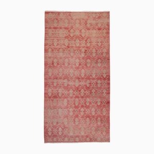 Vintage Turkish Distressed Oushak Runner Rug, 1970s