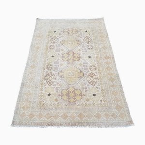 Small Turkish Soft Colored Oushak Rug, 1970s