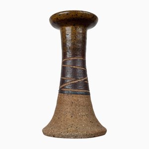 Mid-Century Modern Danish Studio Pottery Candleholder by Tue Poulsen for Tue Keramik, 1960s