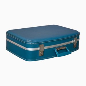 Valise Bohemian Bleue Vintage, 1950s