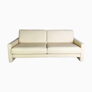Divano a due posti Ego G in pelle beige di Rolf Benz