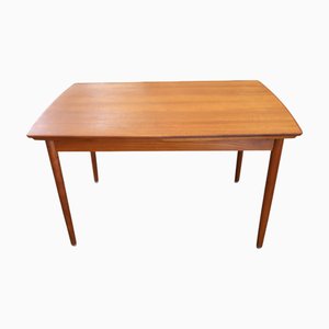 Teak Dining Table with Extendable Leaves by Svend Langkilde, 1960s