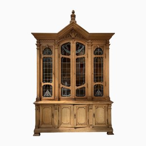 20th Century Art Deco Two-Part Bookcase in Oak