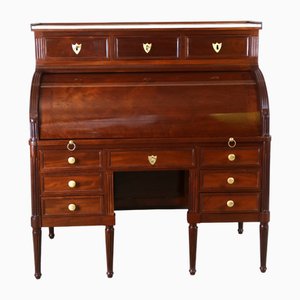 19th Century Louis XVICylinder Desk in Mahogany