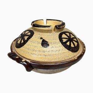 Grande Marmite Donabe Traditionnelle Vintage en Clay, Japon, 1970s