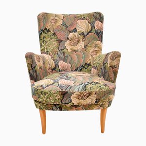 Vintage Swedish Armchair attributed to Carl Malmsten, 1960s
