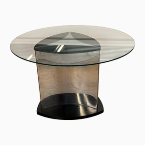Italian Round Metal Table, 1970