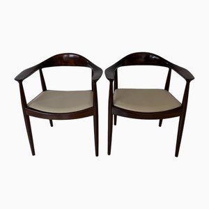 Vintage JH503 von Hans J. Wegner für Johannes Hansen, 2er Set