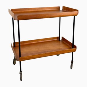 Teak Bar Trolley, Italy, 1960s