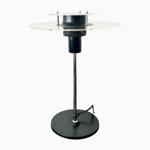 Space Age Ufo Desk Lamp in Chrome and Acrylic from Ikea, 1990s