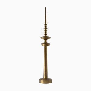 Deutsches Hamburger Fernsehturm Modell aus Messing, 1970er