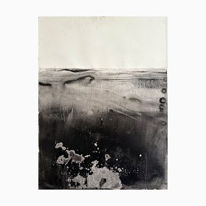 Marilina Marchica, Landscape BW, 2022, Mineral Oxide on High-Quality Paper