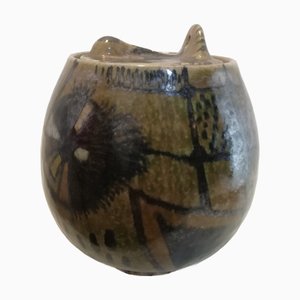 Vase mit Deckel von Carlo Zauli, 1950er