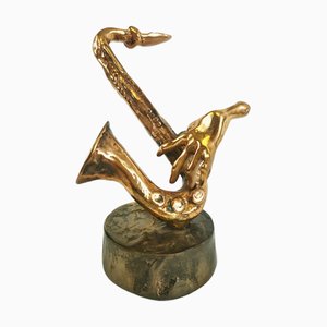Saxofón de bronce de Lohé